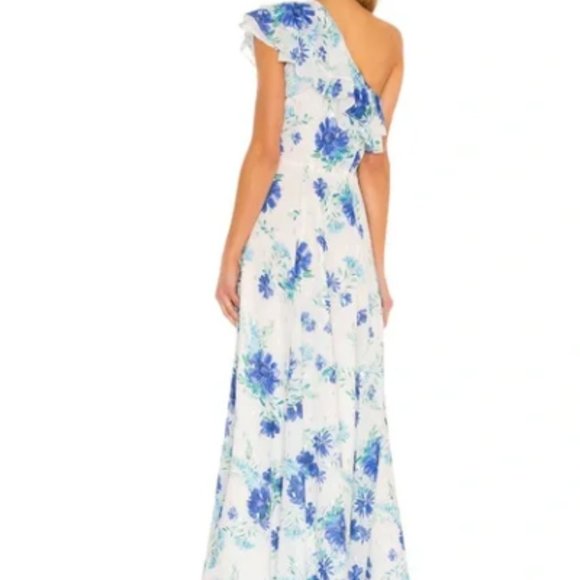 Yumi Kim Karen One Shoulder Maxi Dress in Love is King Ivory (8) - Picture 2 of 8